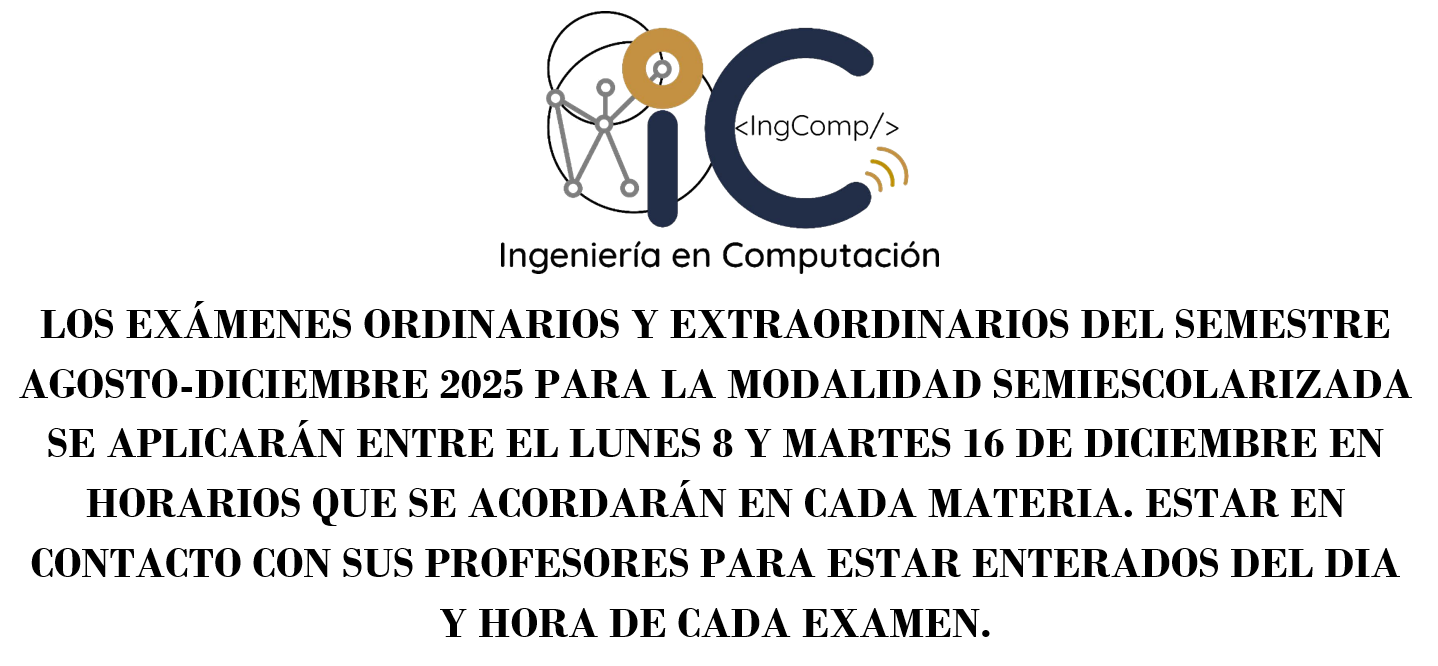 Calendario Semiescolarizado